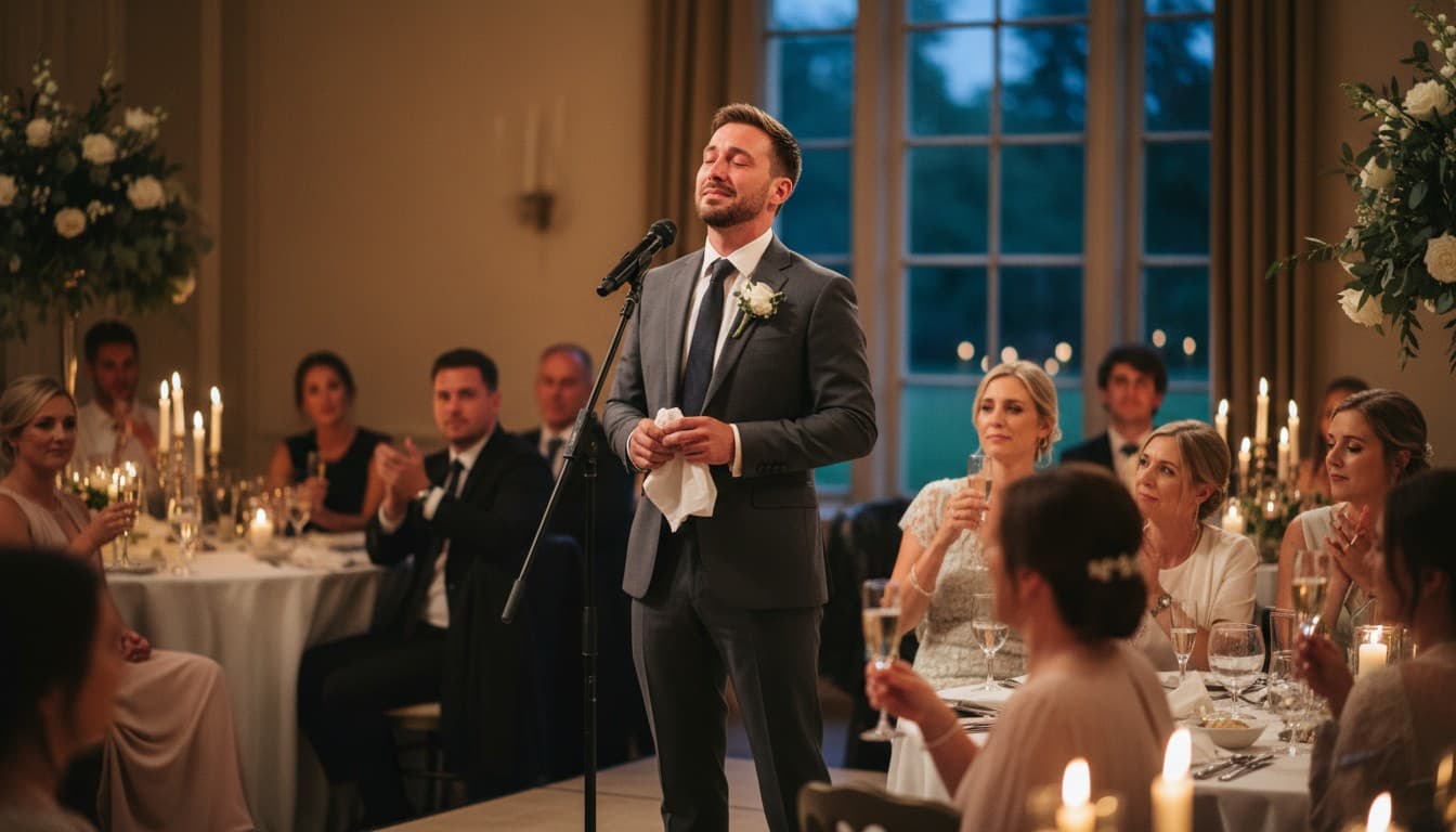 How to Not Cry During a Wedding Speech (Or At Least Recover When You Do)